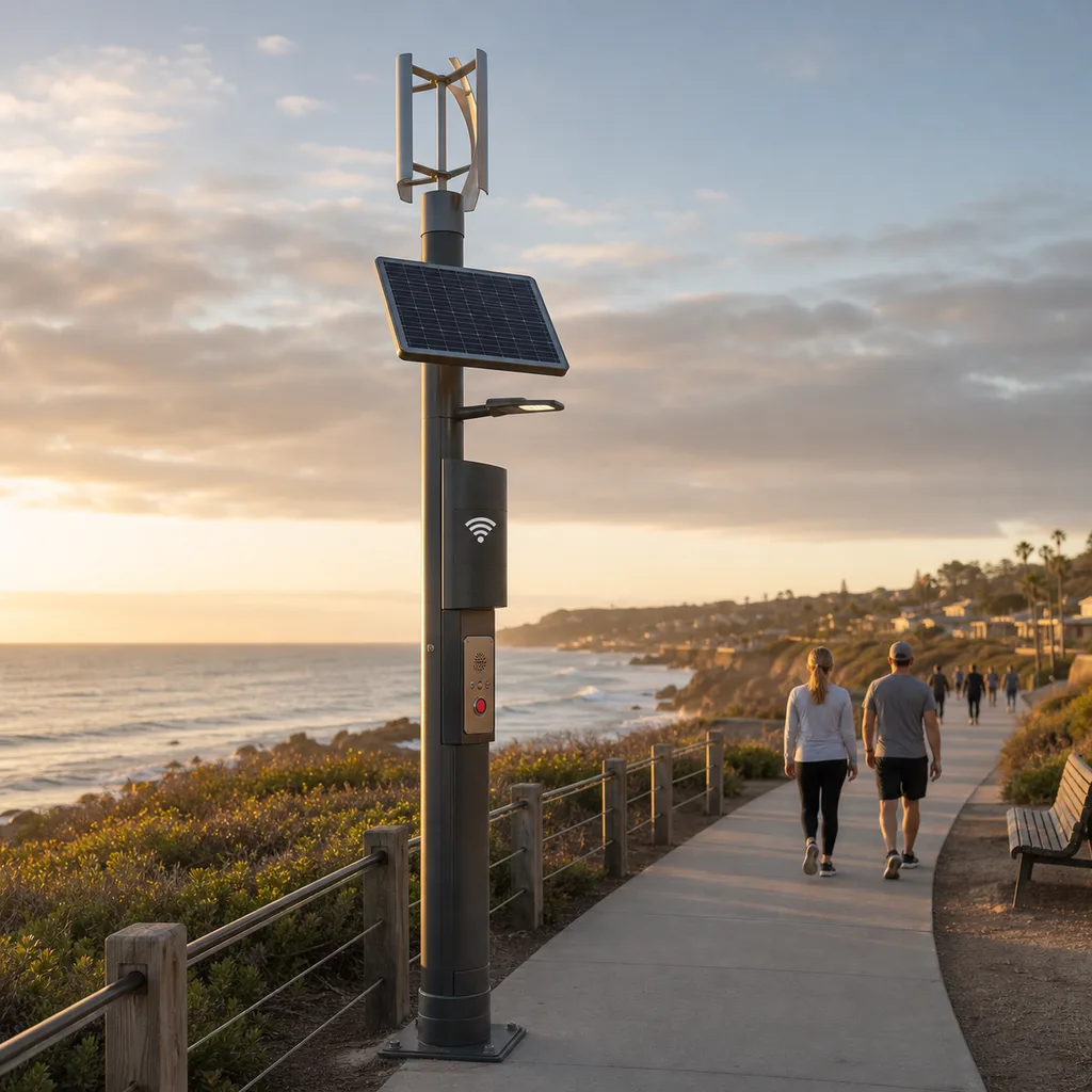 Multifunctional Smart Pole Platform with Edge Gateway Controller