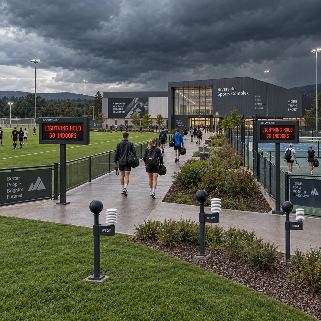 Outdoor Venue WBGT & Lightning Safety Station