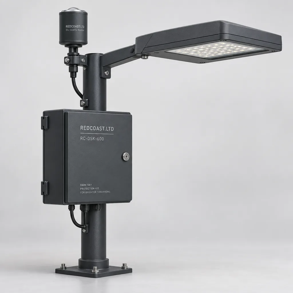 Dark Sky Protection Kit with SQM Monitoring, Shielded Lighting and Management Platform