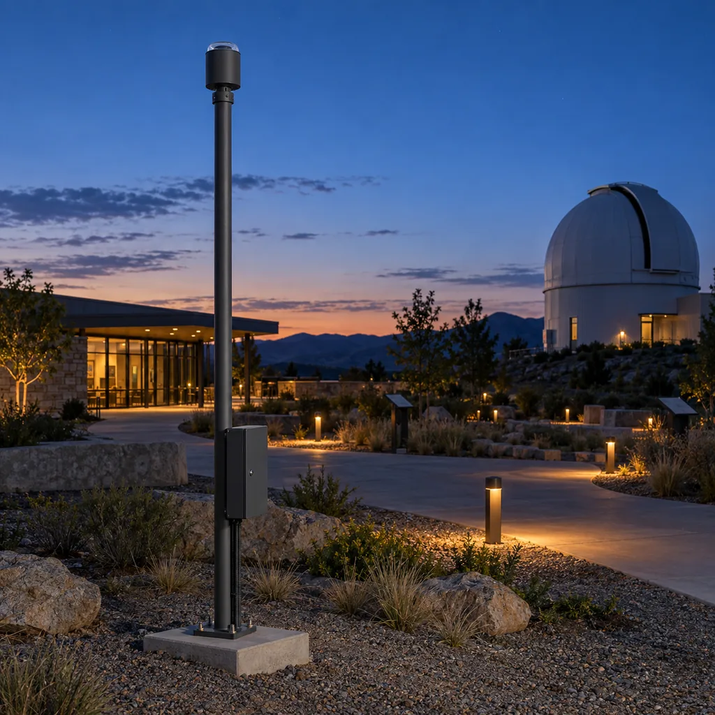 Dark Sky Protection Kit with SQM Monitoring, Shielded Lighting and Management Platform