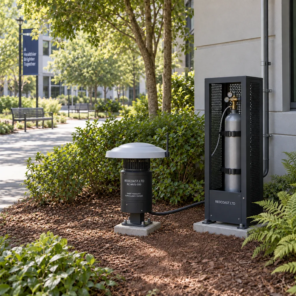 Smart Mosquito Surveillance Station with Automated Counting