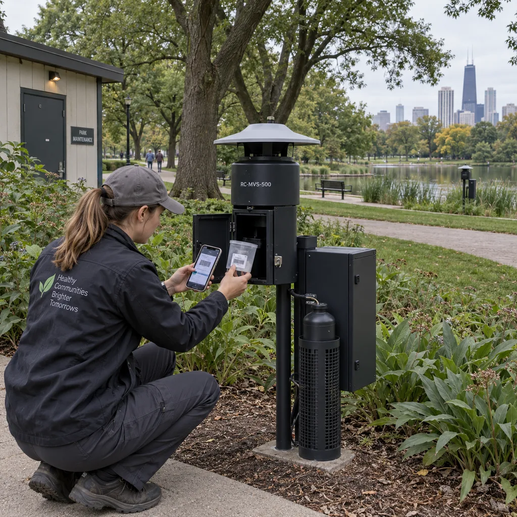Smart Mosquito Surveillance Station with Automated Counting