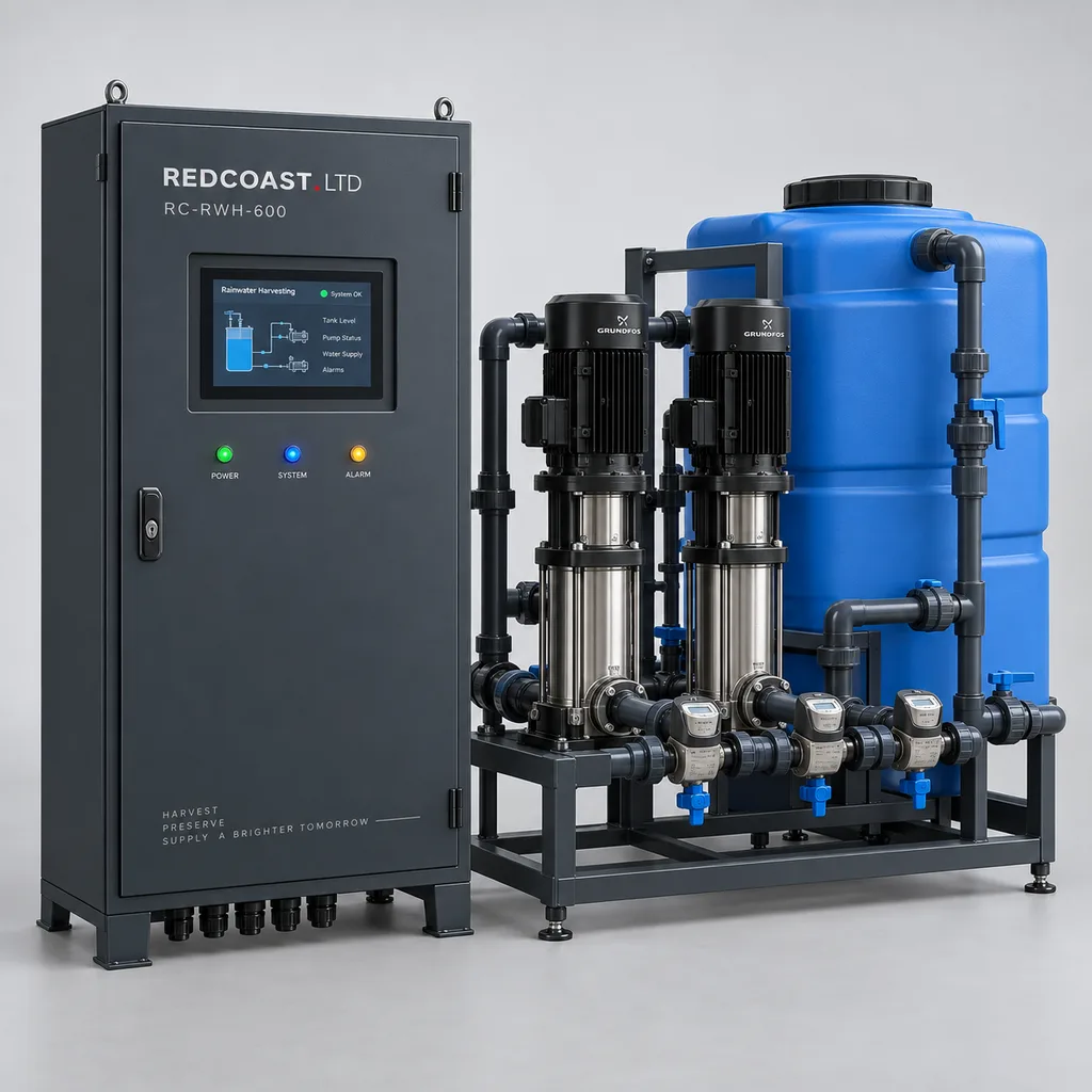 RC-RWH-600 Smart Rainwater Harvesting and Irrigation Water Supply System