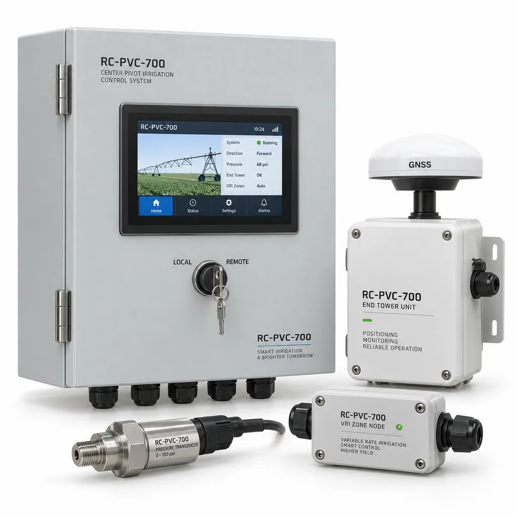 Center Pivot Irrigation Remote Monitoring, Control & Variable Rate Irrigation (VRI) Retrofit System