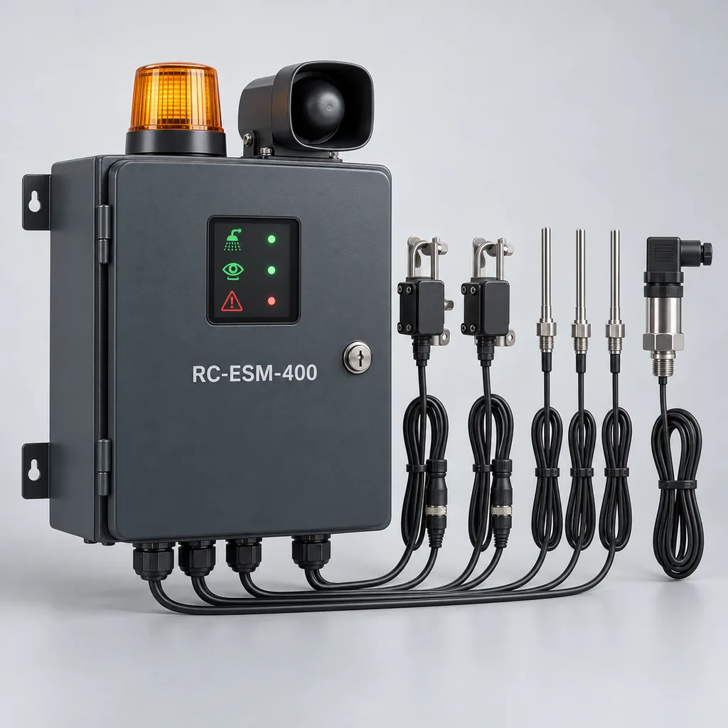 Smart Emergency Safety Shower & Eyewash Monitoring System