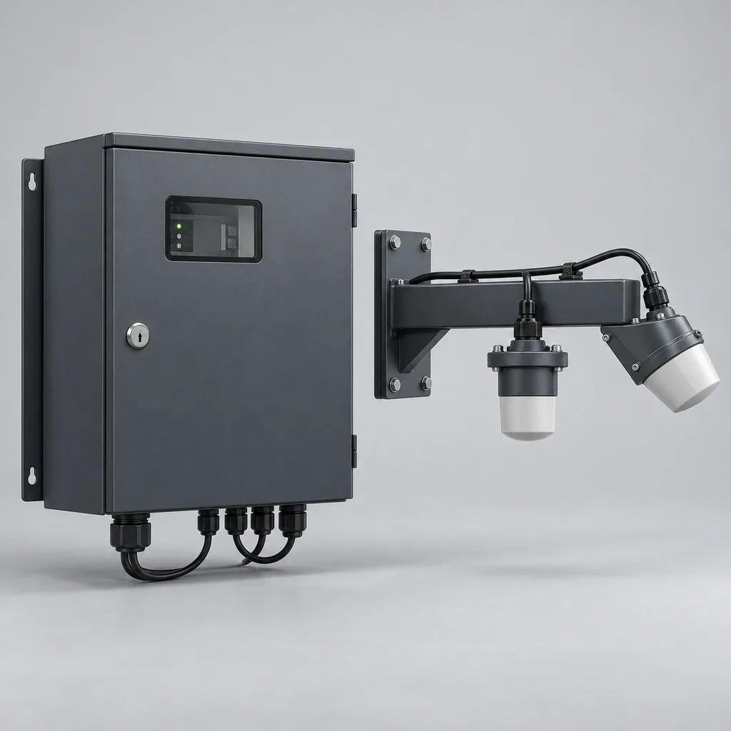 RC-OCF-600 Grid-Powered Non-Contact Radar Open-Channel Flow Monitoring Station