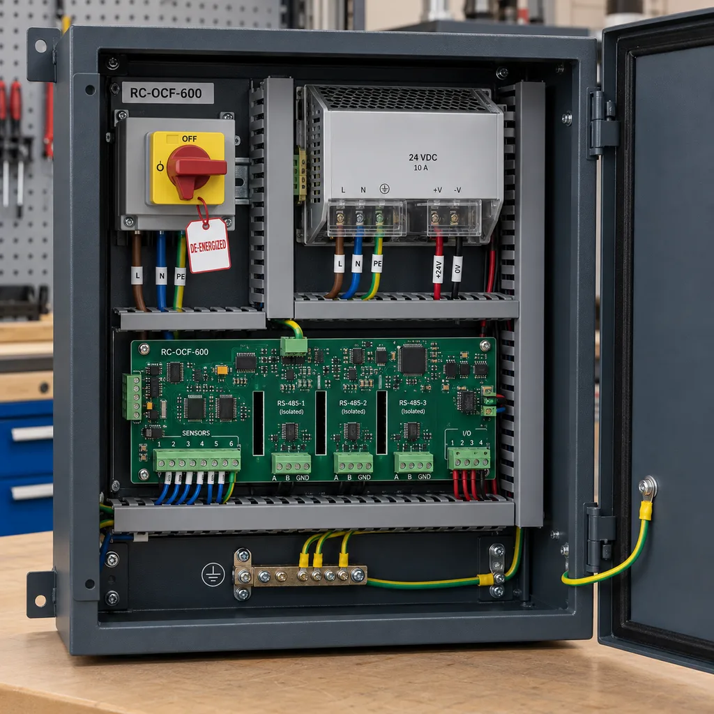 RC-OCF-600 Grid-Powered Non-Contact Radar Open-Channel Flow Monitoring Station