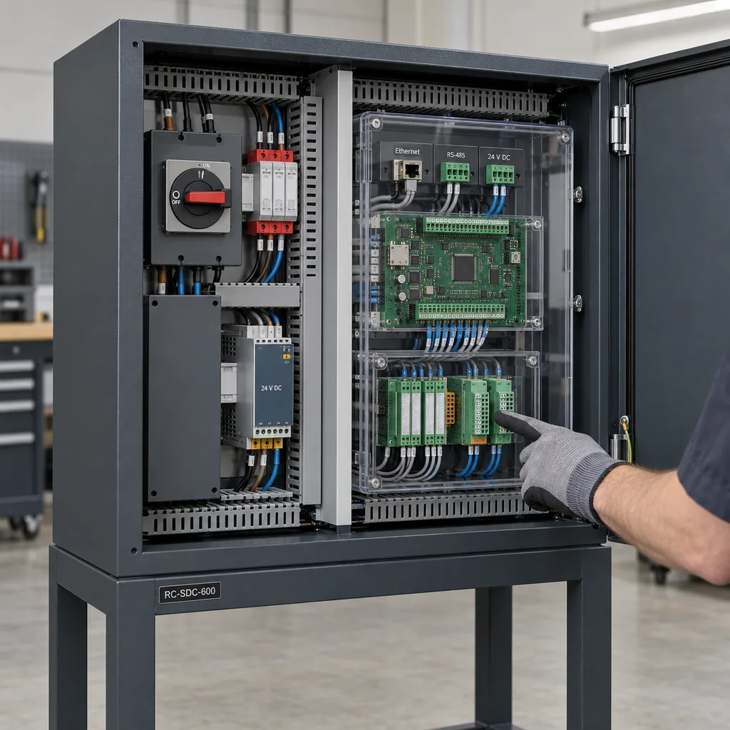 Grid-Powered Smart Stormwater Detention & Outlet Gate Control Station