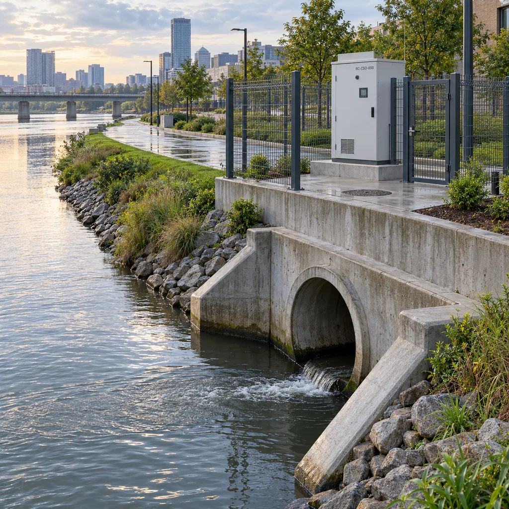 Sewer Overflow Event Monitoring & Refrigerated Automatic Sampling Station