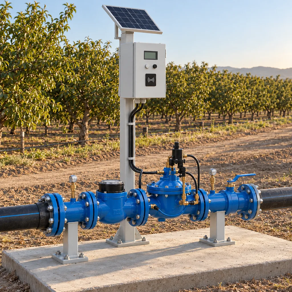 Smart Irrigation Hydrant Metering & Water Allocation Station