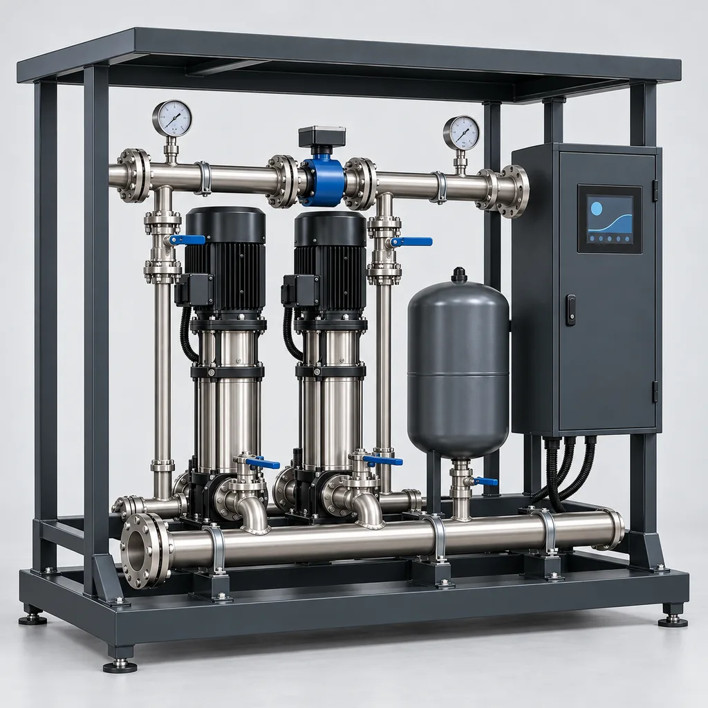 Smart Irrigation Booster Pump Station with VFD Control — RC-IBS-700
