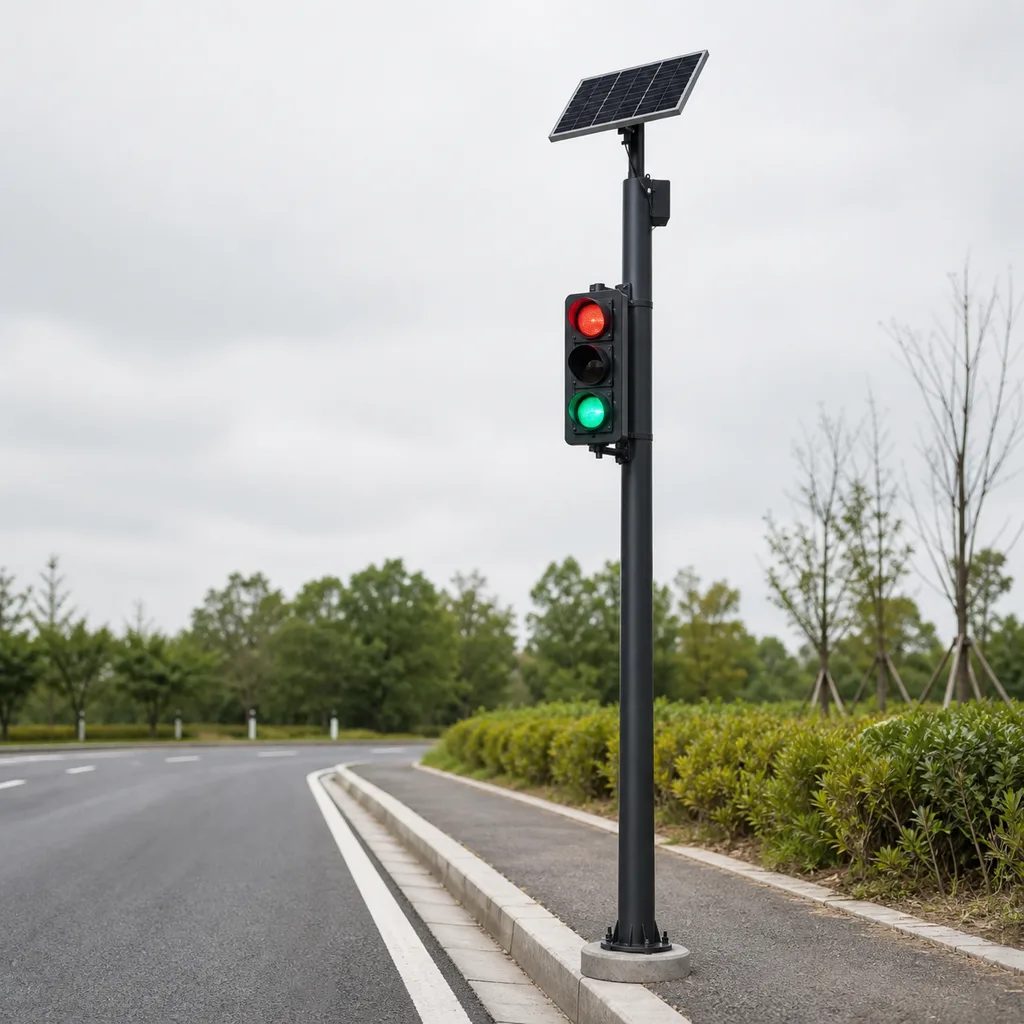 Off-Grid Solar Smart Traffic Signal System