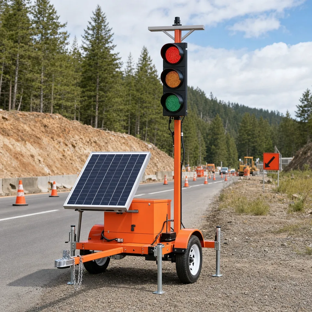 Off-Grid Solar Smart Traffic Signal System
