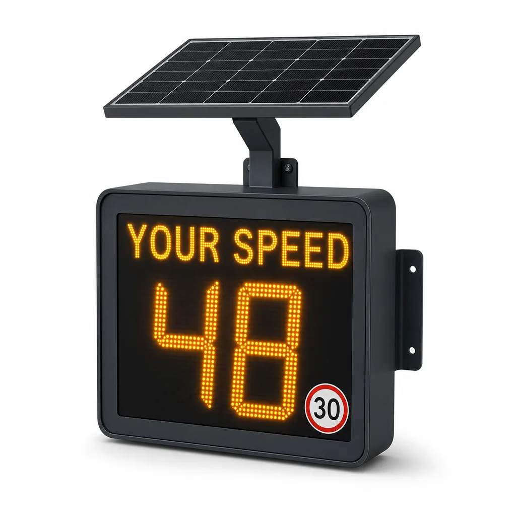 Off-Grid Solar Smart Radar Speed Feedback Sign