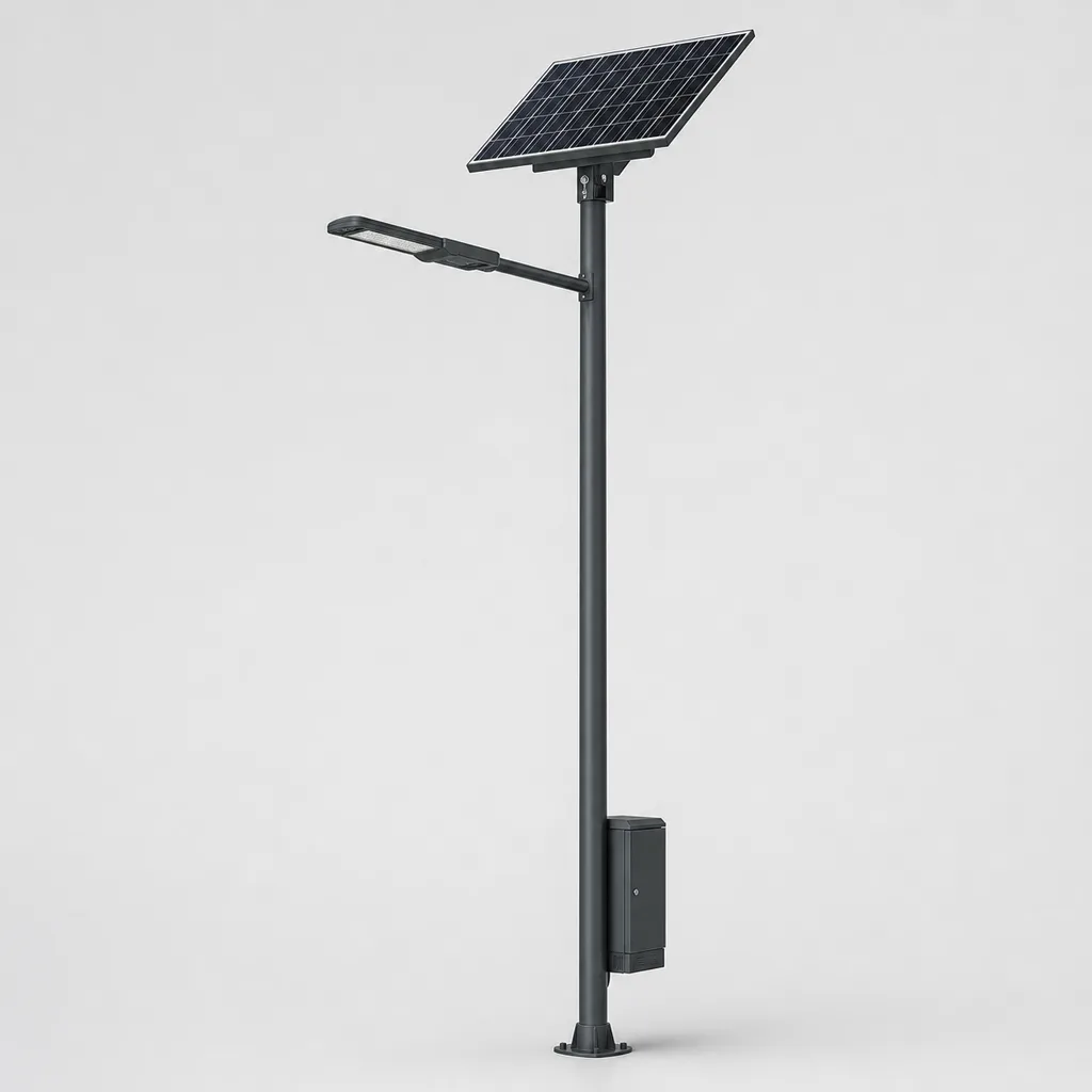 Split-Type Solar Smart Street Lighting System