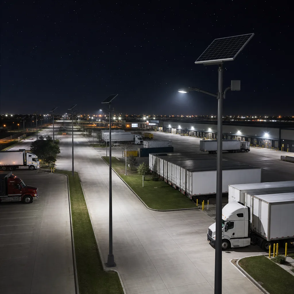 Split-Type Solar Smart Street Lighting System