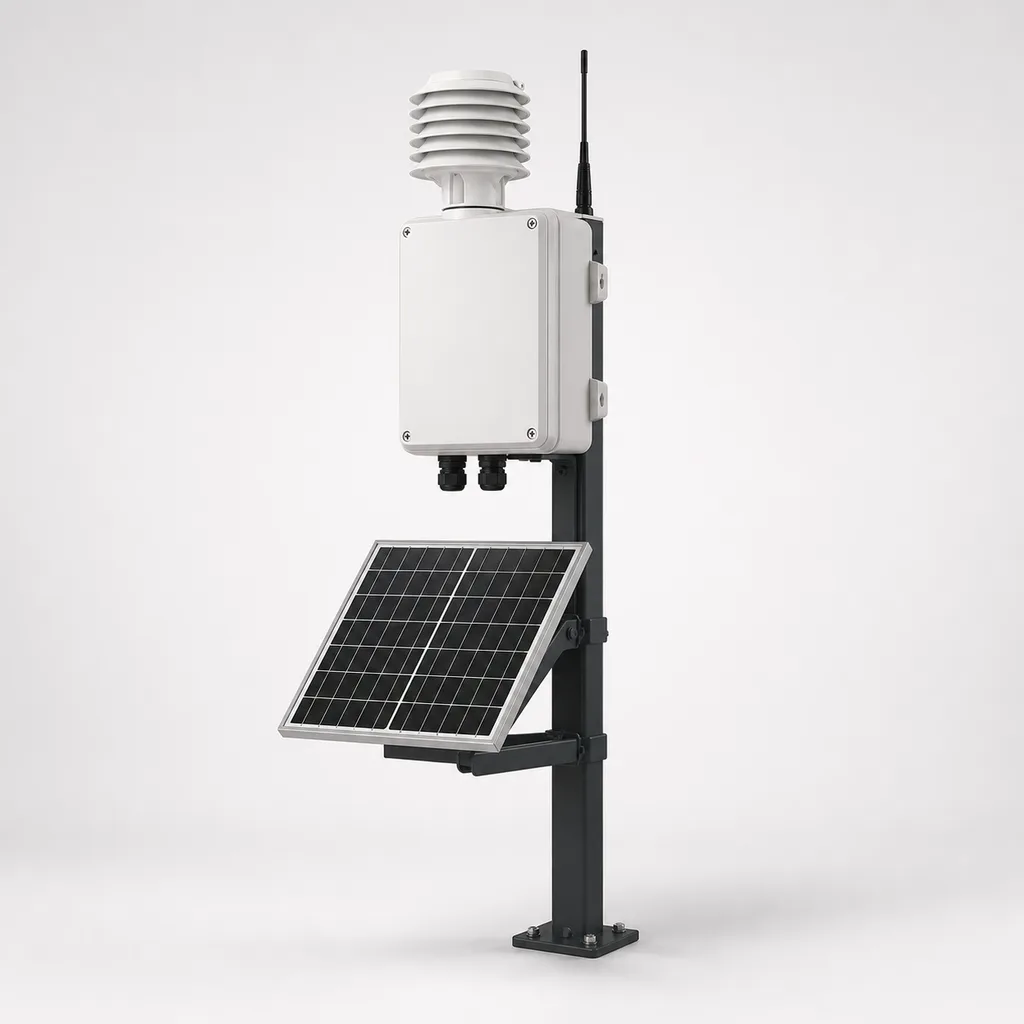 Off-Grid Solar Air Quality Monitoring Station