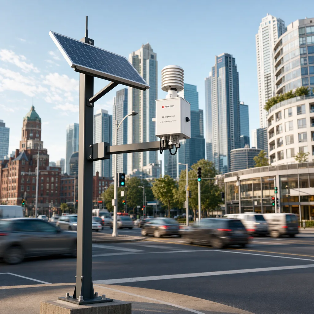 Off-Grid Solar Air Quality Monitoring Station