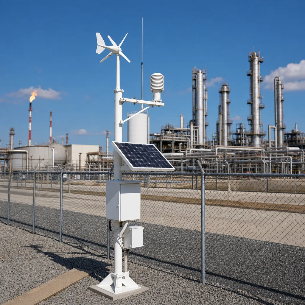 Off-Grid Solar Air Quality Monitoring Station