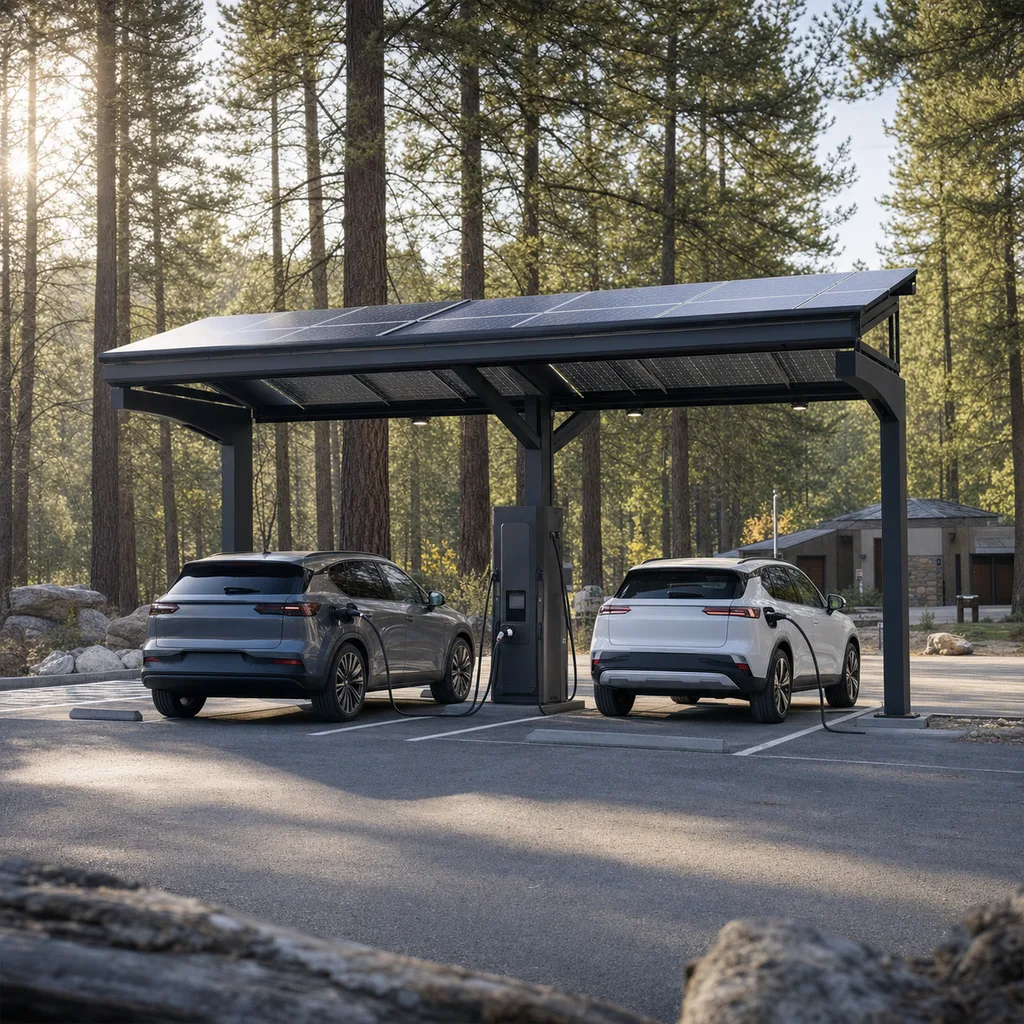 Off-Grid Solar Smart EV Charging Station