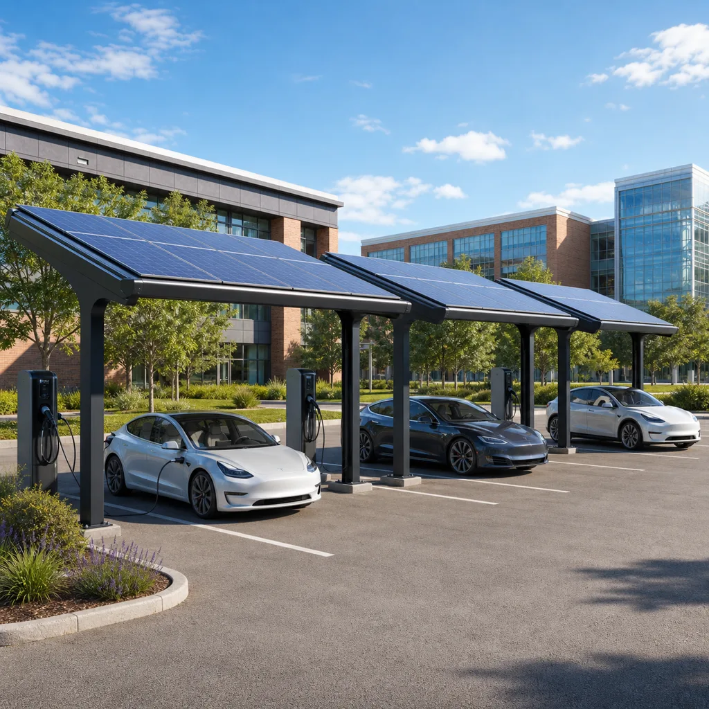 Off-Grid Solar Smart EV Charging Station