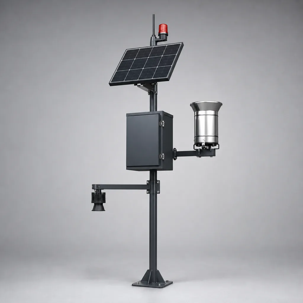 Off-Grid Solar Flood Early Warning & Hydrological Monitoring Station