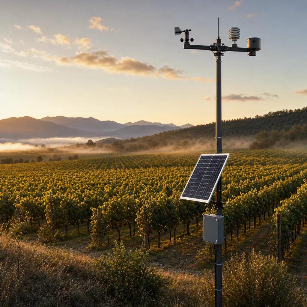 Off-Grid Solar Automatic Weather Station (AWS) — WMO-Class Multi-Parameter Meteorological Monitoring Mast