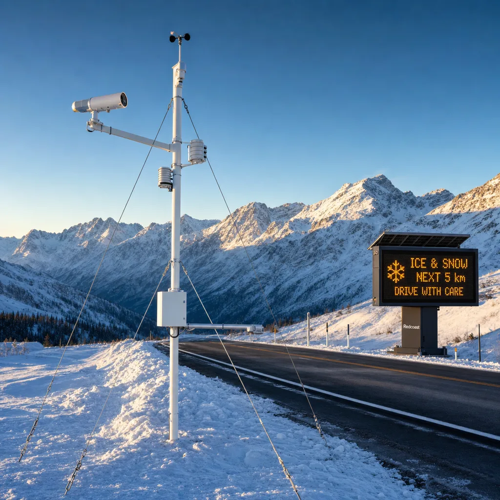 Off-Grid Solar Automatic Weather Station (AWS) — WMO-Class Multi-Parameter Meteorological Monitoring Mast