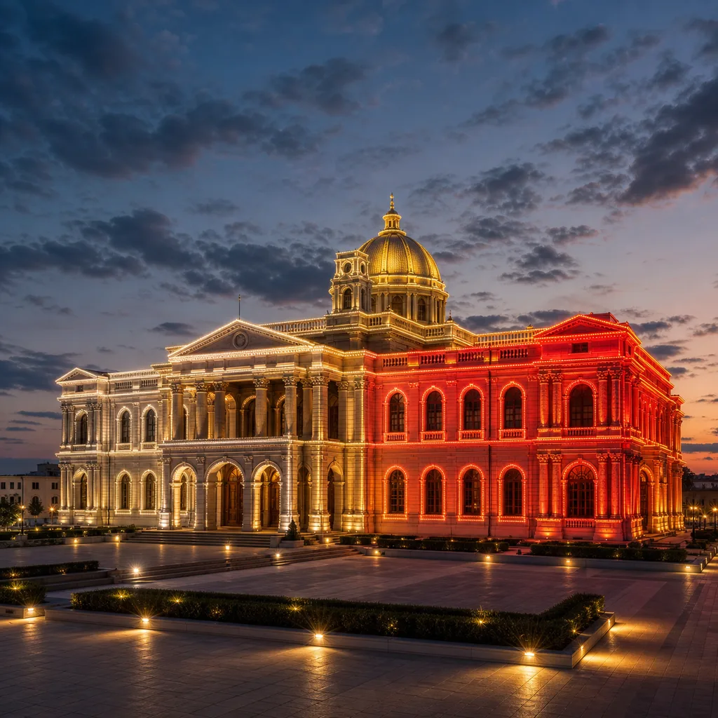 Grid-Powered Smart Architectural Façade Lighting Control System