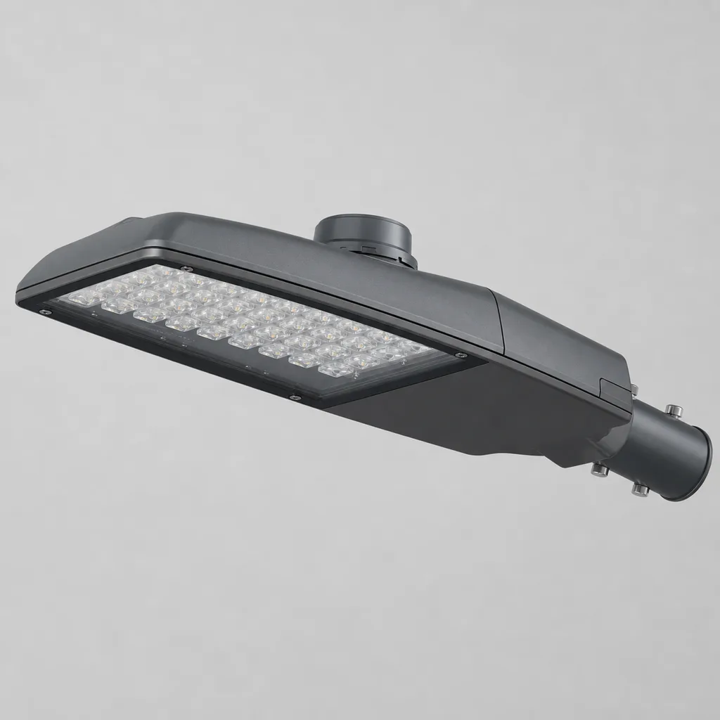 Grid-Powered Smart LED Street Light Luminaire with Zhaga D4i / NEMA 7-Pin Interface