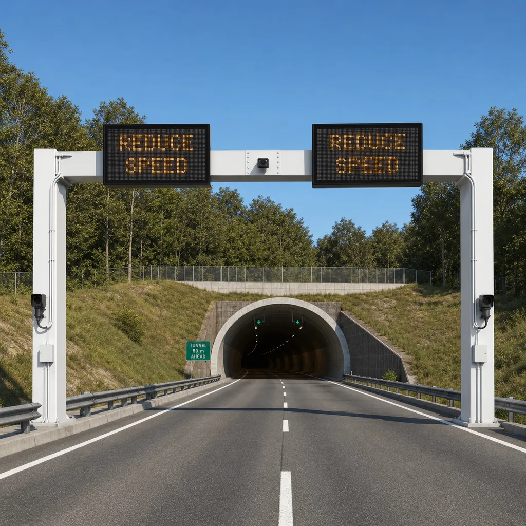 Grid-Powered Over-Height Vehicle Detection and Warning System for Low Bridges and Tunnels (OHVDS)