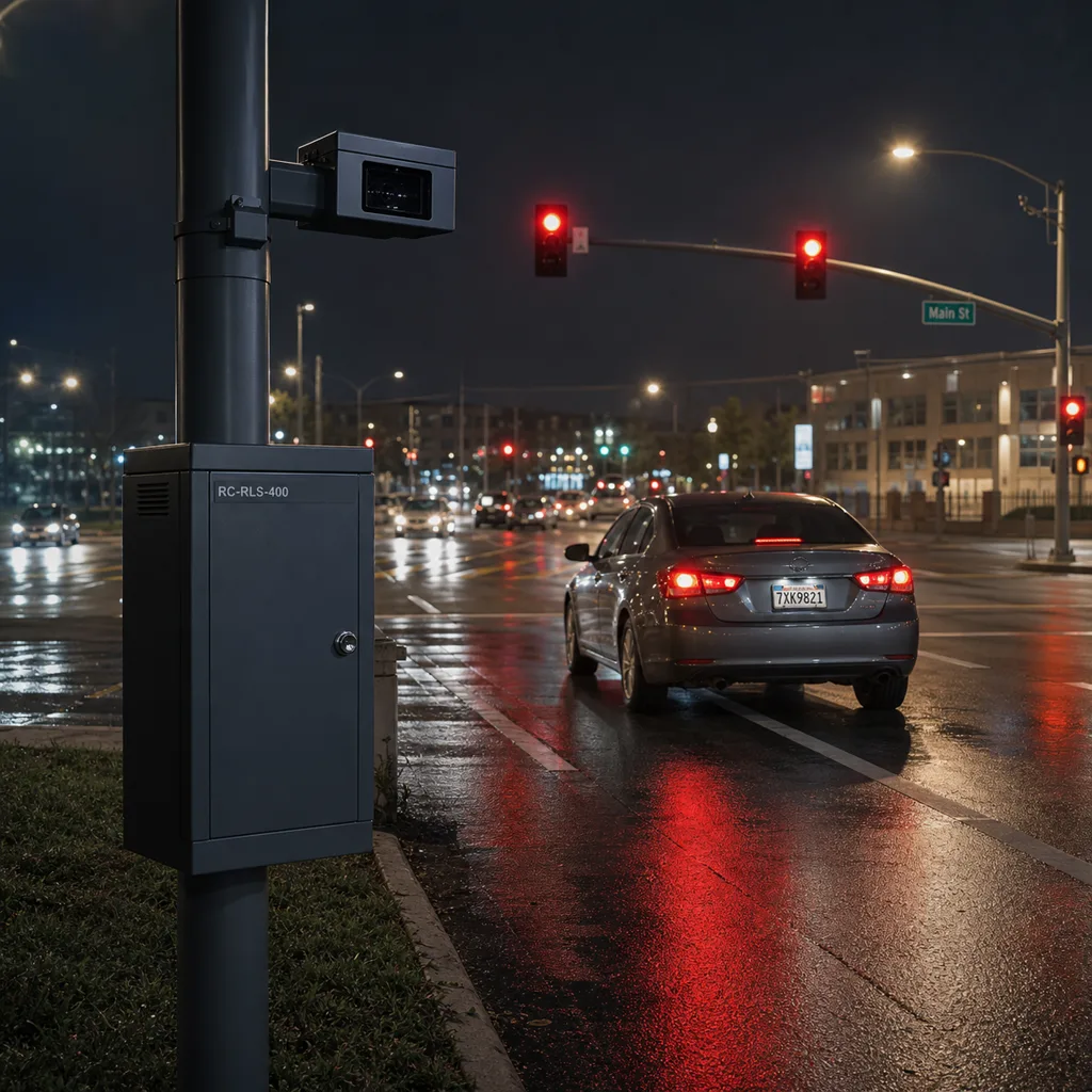 Grid-Powered Red Light Running and Speed Enforcement Camera System (RC-RLS-400)
