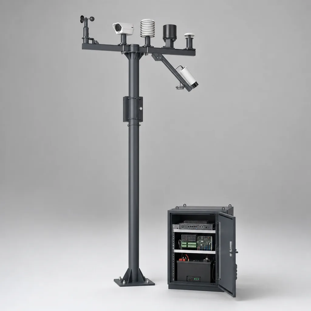 Grid-Powered Road Weather Information System (RWIS) — Pavement, Visibility, Wind & Friction Monitoring for Highways, Bridges and Airports