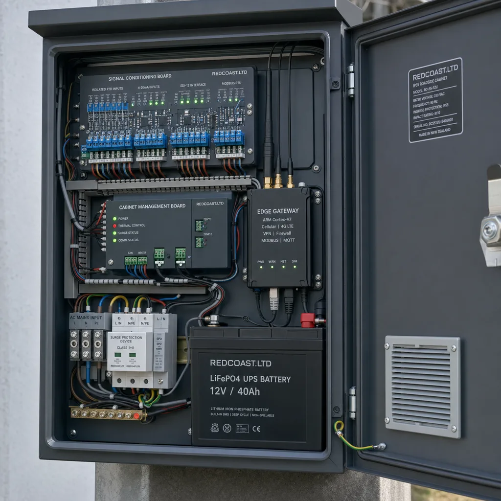 Grid-Powered Road Weather Information System (RWIS) — Pavement, Visibility, Wind & Friction Monitoring for Highways, Bridges and Airports