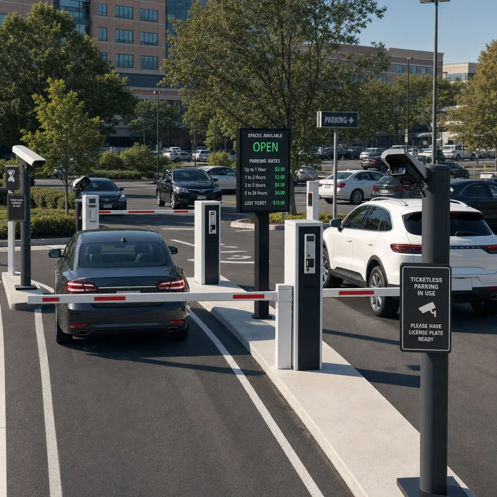 LPR Vehicle Access Control & Barrier Gate System
