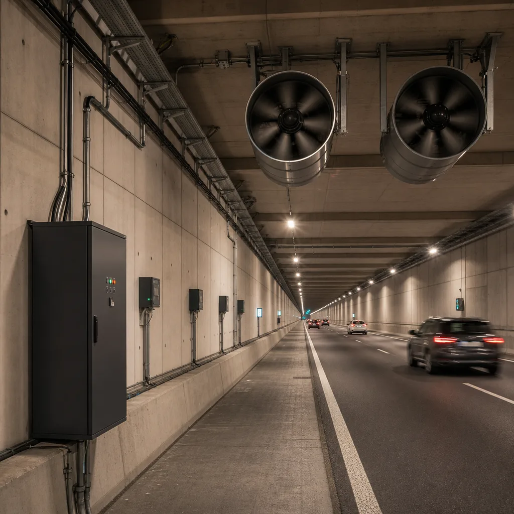 Road Tunnel Ventilation Control & Air Quality Monitoring System