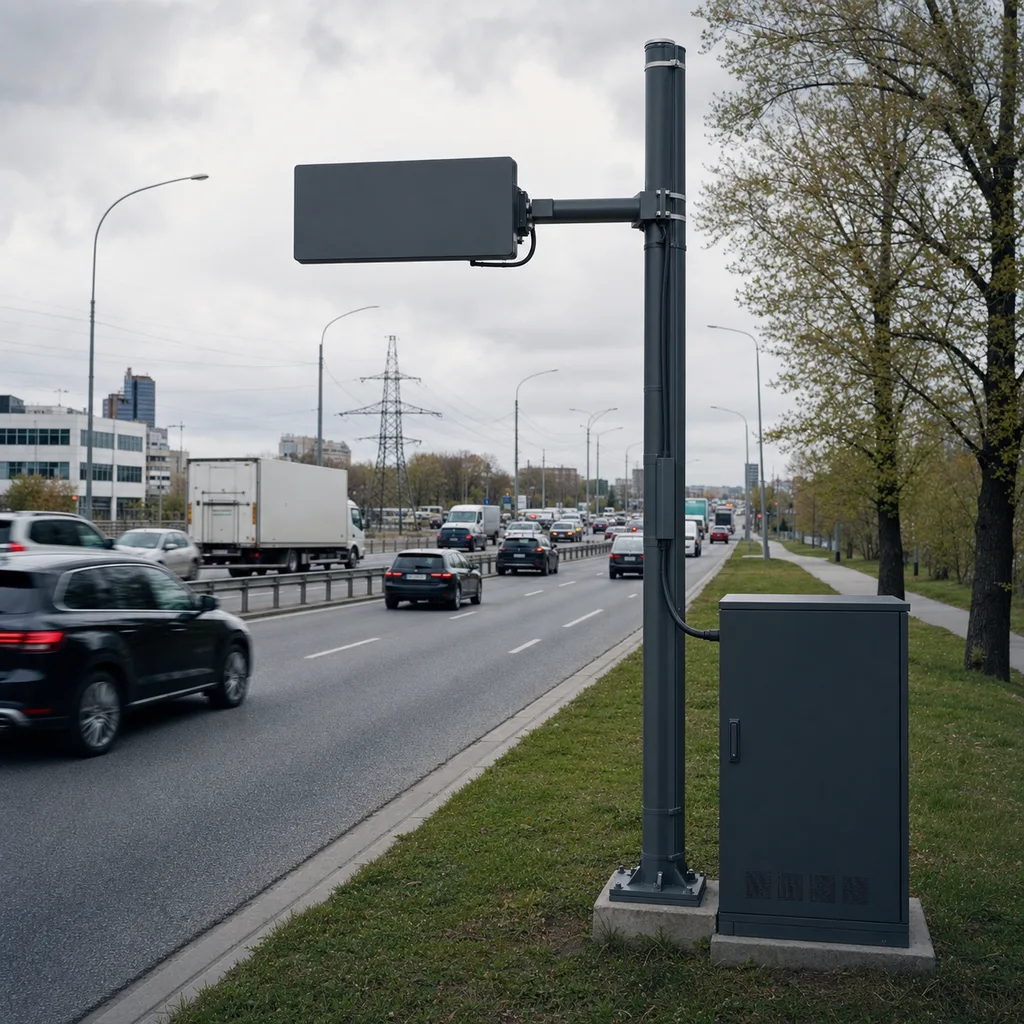 Non-Intrusive Radar Traffic Monitoring & Vehicle Classification Station