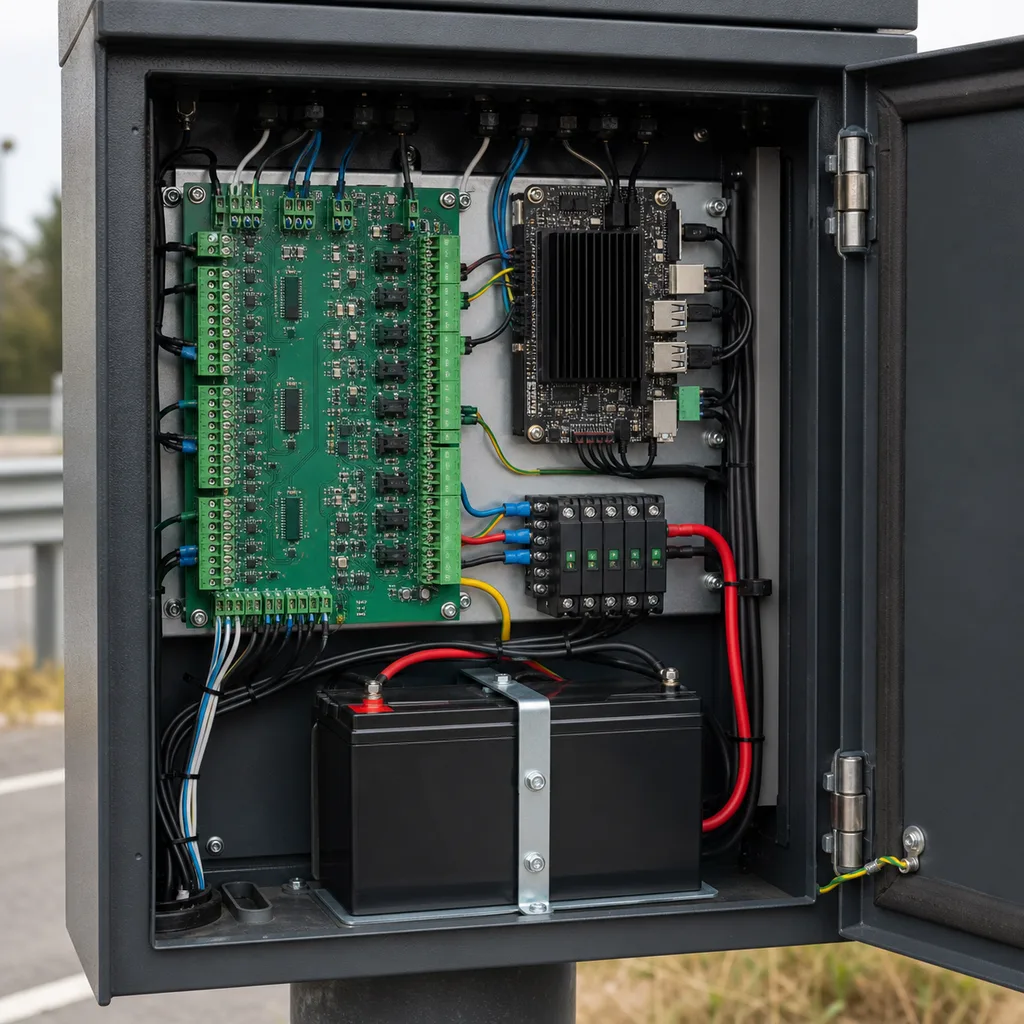 Non-Intrusive Radar Traffic Monitoring & Vehicle Classification Station