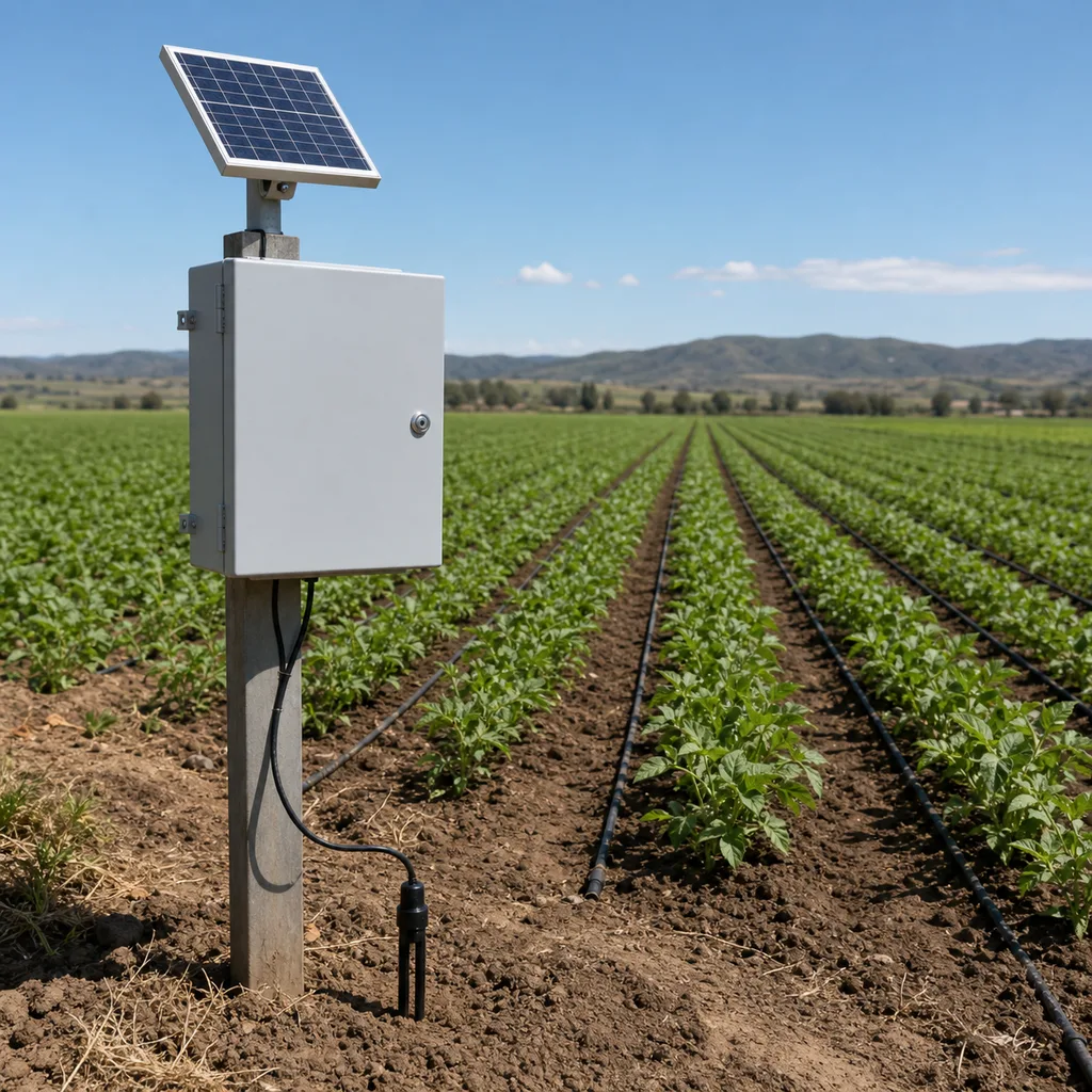 Solar-Powered Smart Irrigation & Soil Moisture Monitoring Controller