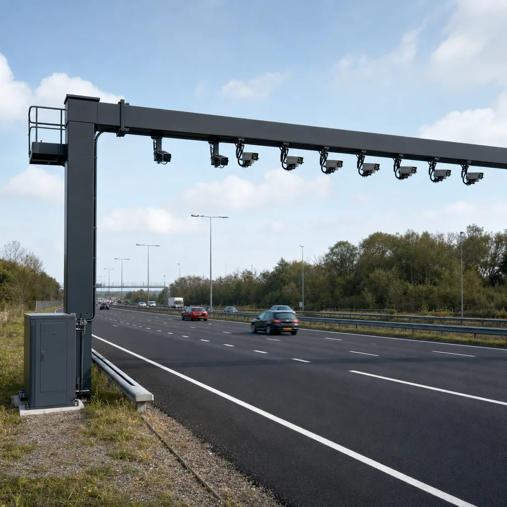 Average Speed Enforcement & Section Control System (Point-to-Point ANPR)