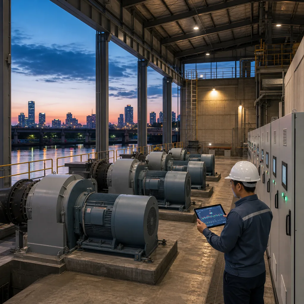 Smart Sewage & Stormwater Pump Station Control and Monitoring System (Pump Station RTU + SCADA)