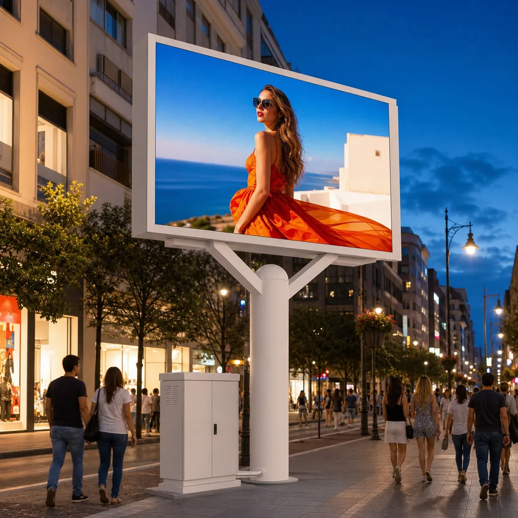 Outdoor Smart-City Full-Color LED Digital Signage & DOOH Advertising Display