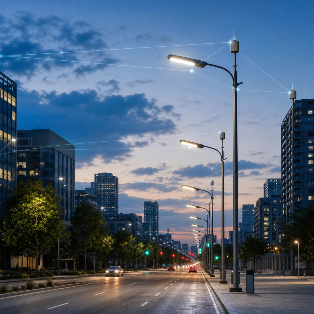 Smart Street Light Controller — NEMA & Zhaga D4i Single-Lamp Node