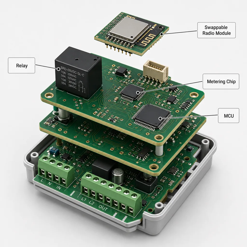 Smart Street Light Controller — NEMA & Zhaga D4i Single-Lamp Node