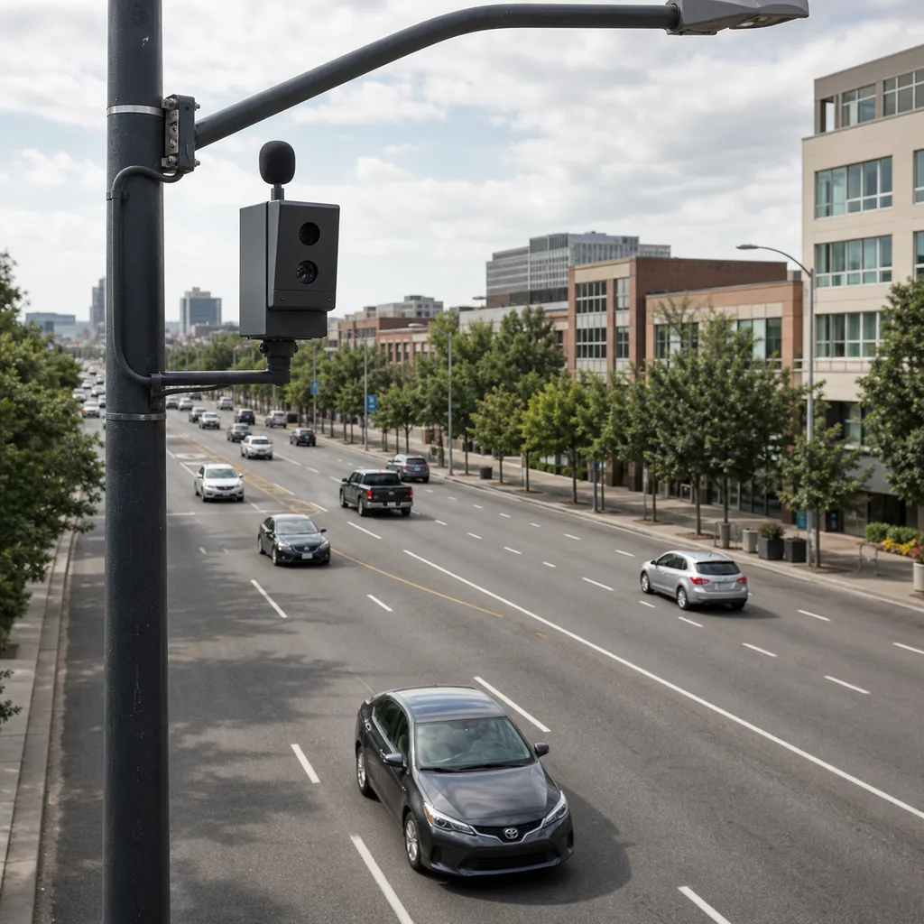 AI Vehicle Noise Enforcement Camera System