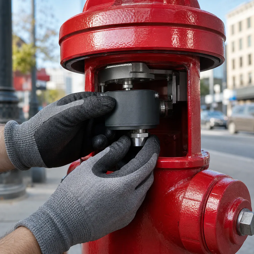 Smart Fire Hydrant & Water Distribution Network Monitoring System (Battery-Powered NB-IoT Hydrant Sensors, DMA Pressure Loggers & Acoustic Leak Noise Loggers)