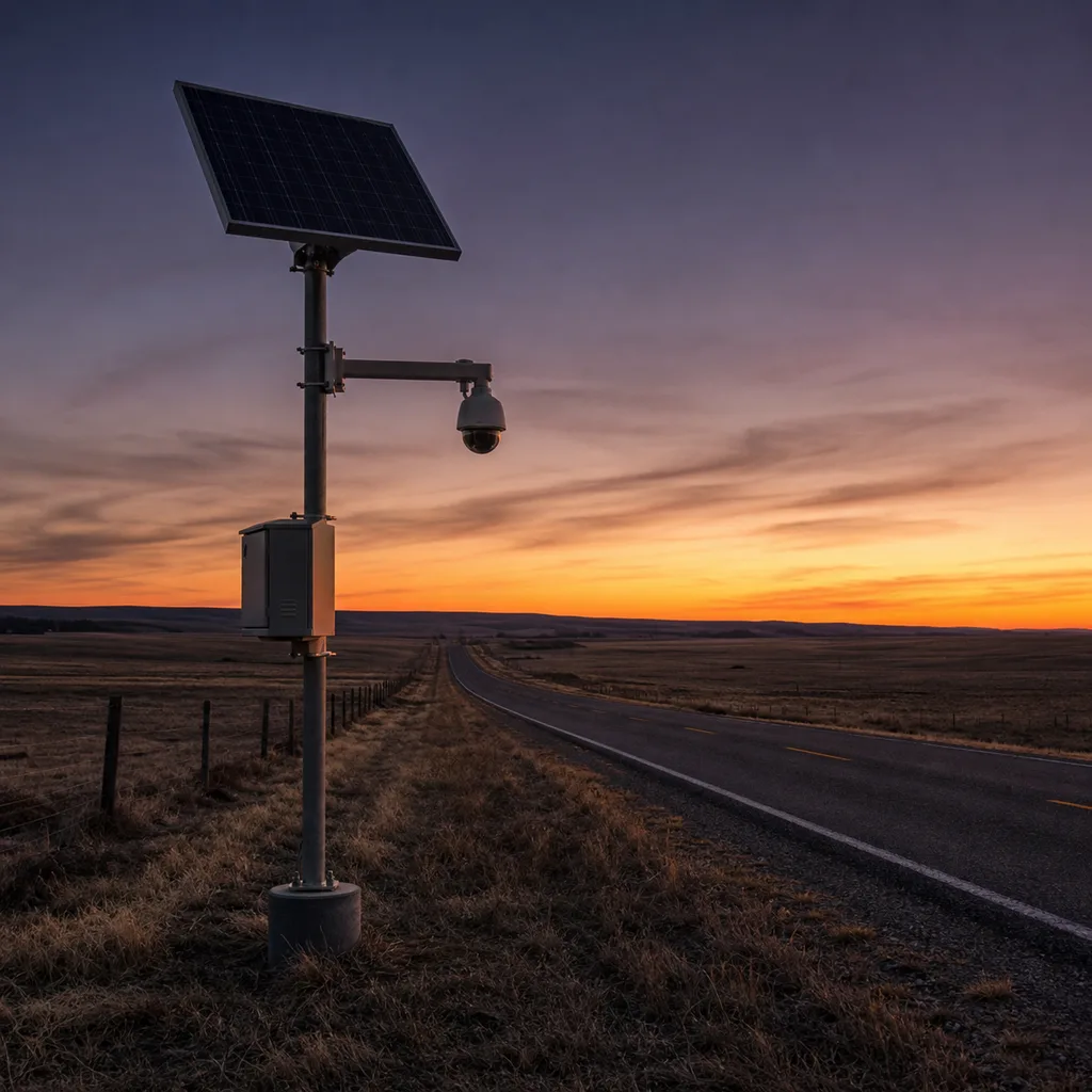 Off-Grid Solar Surveillance & Telemetry Station