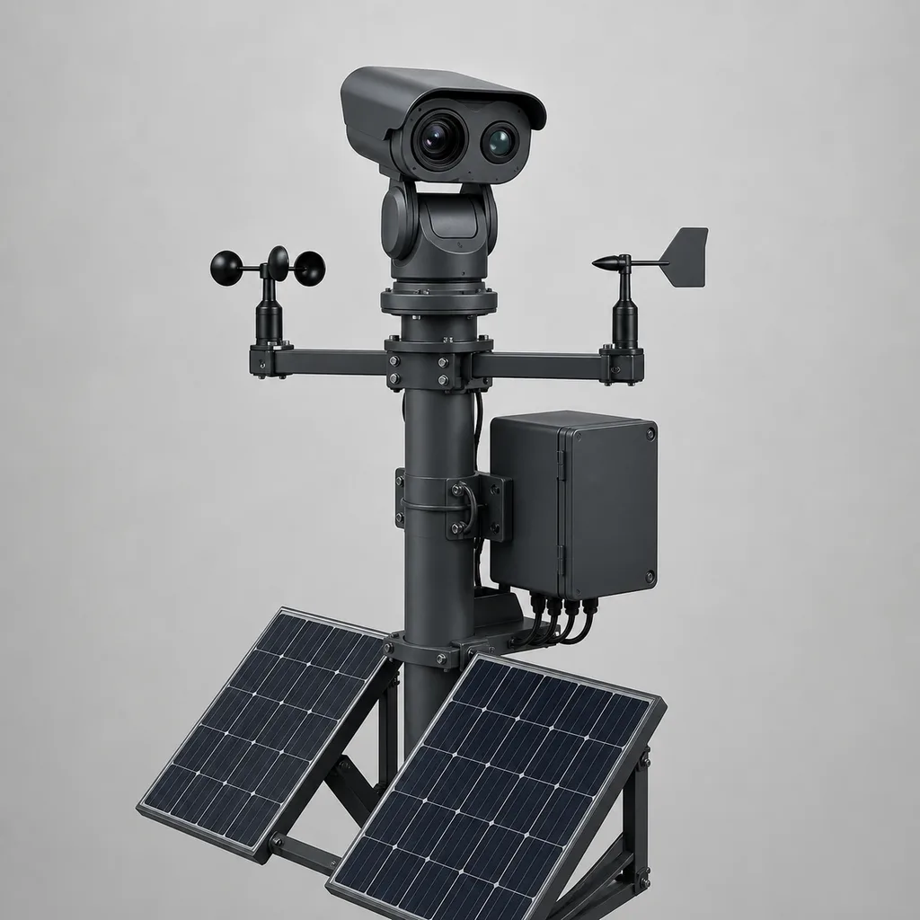 AI Wildfire Early Detection Tower & Monitoring System