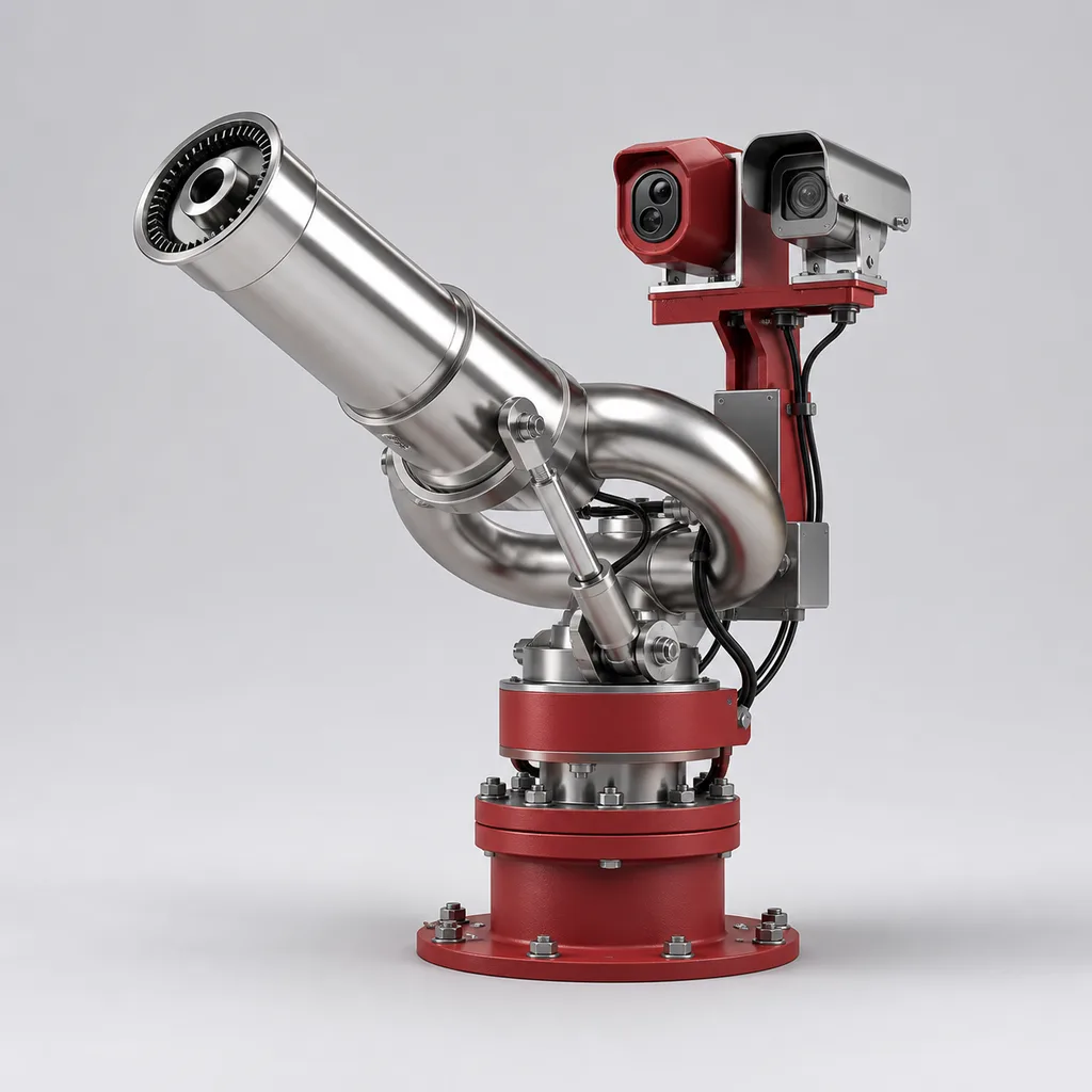 Intelligent Automatic Fire-Fighting Monitor System (Fixed Remote-Control Water/Foam Cannon)
