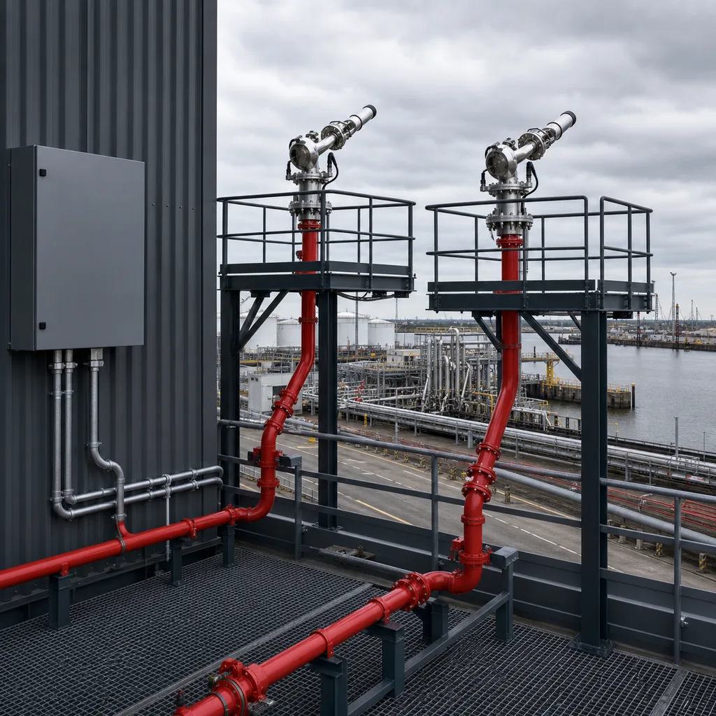 Intelligent Automatic Fire-Fighting Monitor System (Fixed Remote-Control Water/Foam Cannon)